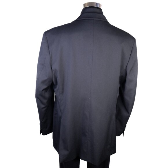 Joseph Abboud Solid Sz 46L REDA Wool Suit Coat Jacket Blazer Two Button EUC - Picture 8 of 14